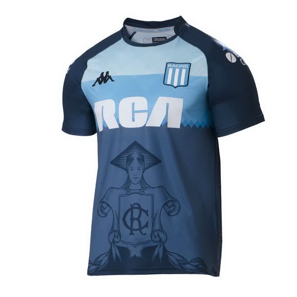 Ausweich Trikot Racing Club 2018-19 Blau Fussballtrikots Günstig